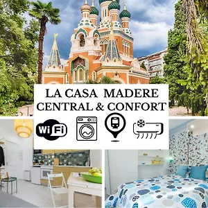 La Casa Madere- Centre Pres Gare - Wifi -confort Et Cosy Pres Des Transports En Communs Nice